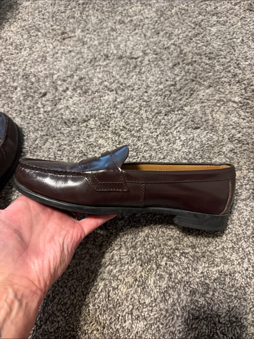 Eastland Women’s Burgundy Leather Penny Loafers